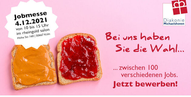 Jobmesse 2021 der Diakonie Michaelshoven