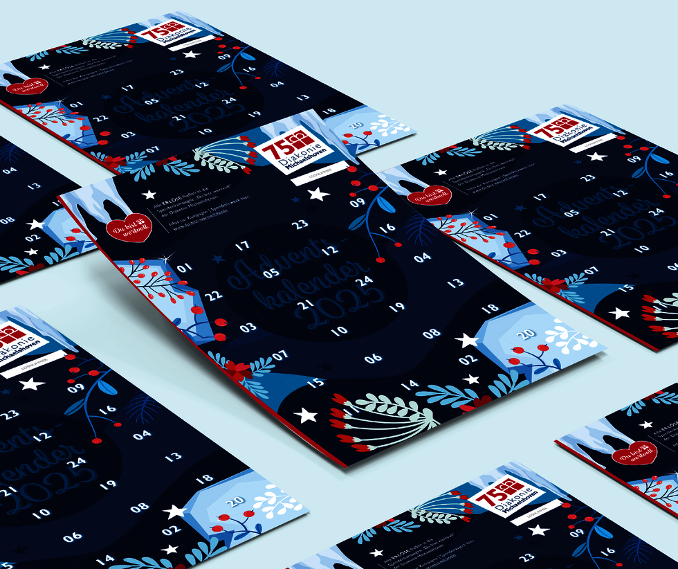 Adventskalender 2025 Ansicht Ansicht des Adventskalender 2025