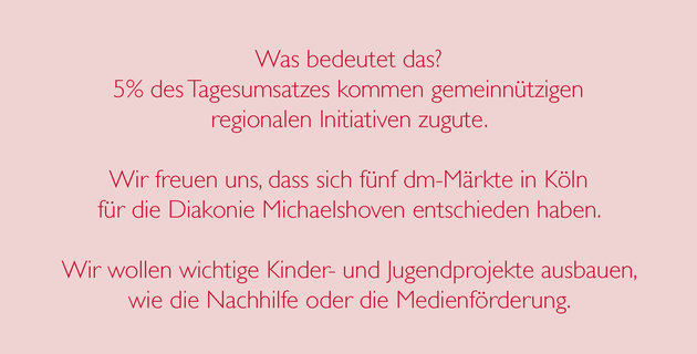 Giving Friday am 23.11. in allen dm-Märkten Aktionstag DM