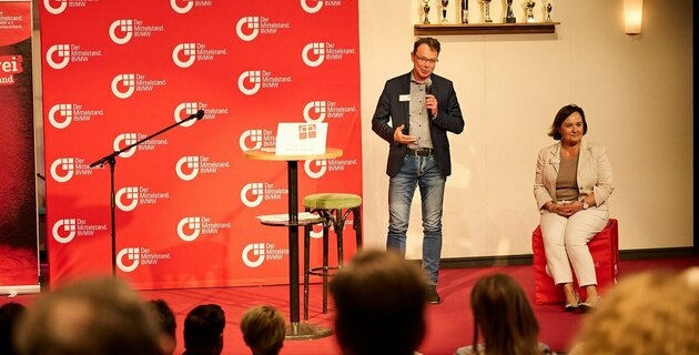 Stiftung der Diakonie Michaelshoven beim „Mittelstand on Stage - Der Business Pitch“
