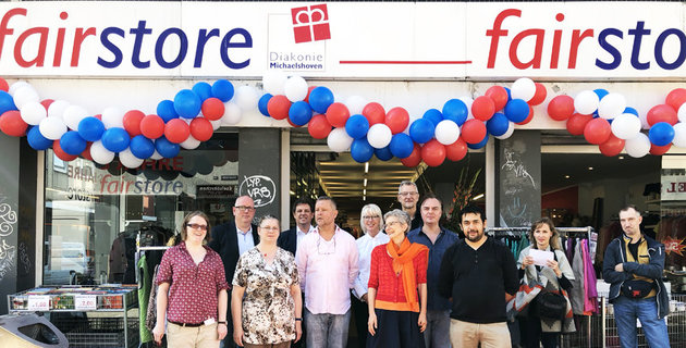 Faire Preise, faire Arbeitsplätze - fairstore Südstadt feiert fünfjähriges Bestehen Faistore Jubiläum