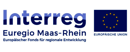 Logo "Interreg Euregio Maas-Rhein – Europäischer Fonds für Entwicklung" Logo "Interreg Euregio Maas-Rhein – Europäischer Fonds für Entwicklung"