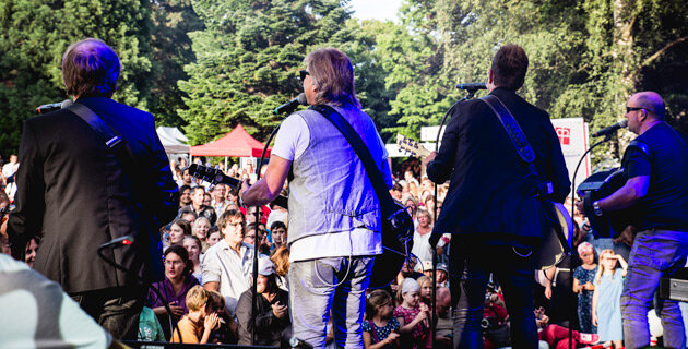 Open-Air-Konzert in Michaelshoven Open-Air-Konzert in Michaelshoven: Die Gruppe Paveier.
