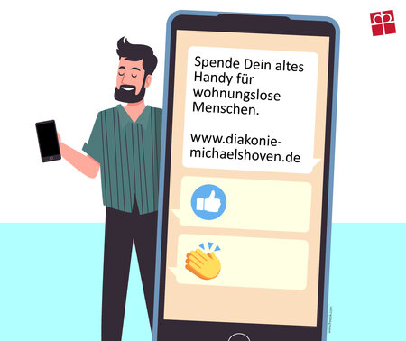 Handyspende an wohnungslose Menschen Handyspende an wohnungslose Menschen