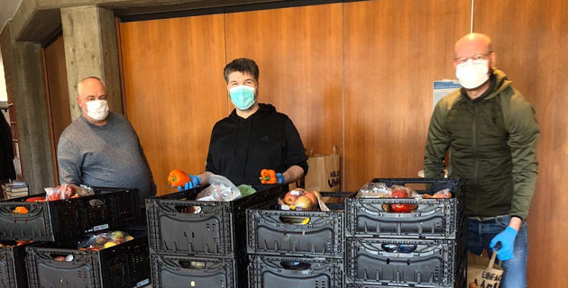 Kostenlose Lebensmittelversorgung in Porz-Finkenberg Ausgabe von kostenlosen Lebensmitteln in Porz-Finkenberg