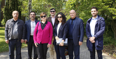 Die Delegation aus Aserbaidschan in Michaelshoven