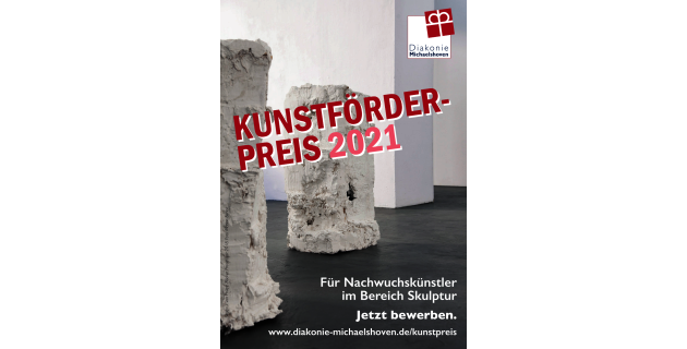 Plakat zum Kunstpreis 2021 der Diakonie Michaelshoven.