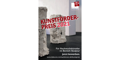 Plakat zum Kunstpreis 2021 der Diakonie Michaelshoven.