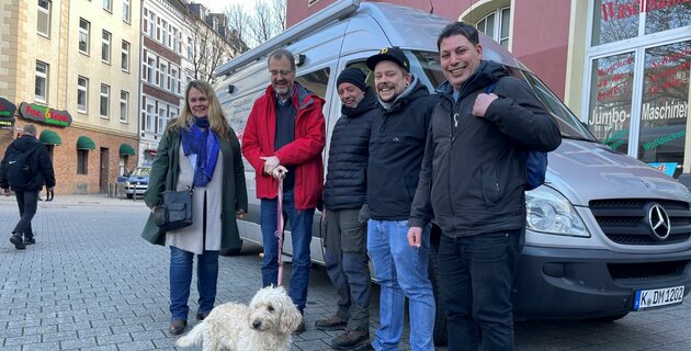 Kölner Beratungsbus für obdachlose Menschen