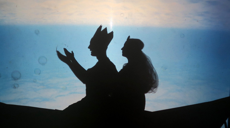 Schattentheater im Rahmen der Projektwochen 2019 des Berufskolleg Michaelshoven.