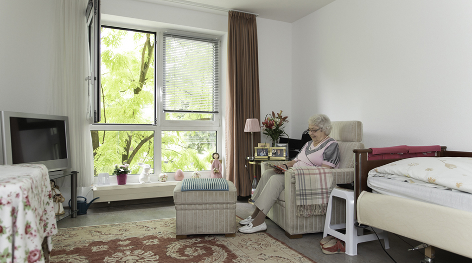 Ein Zimmer im Katharina-von-Bora Haus in Köln-Lindenthal