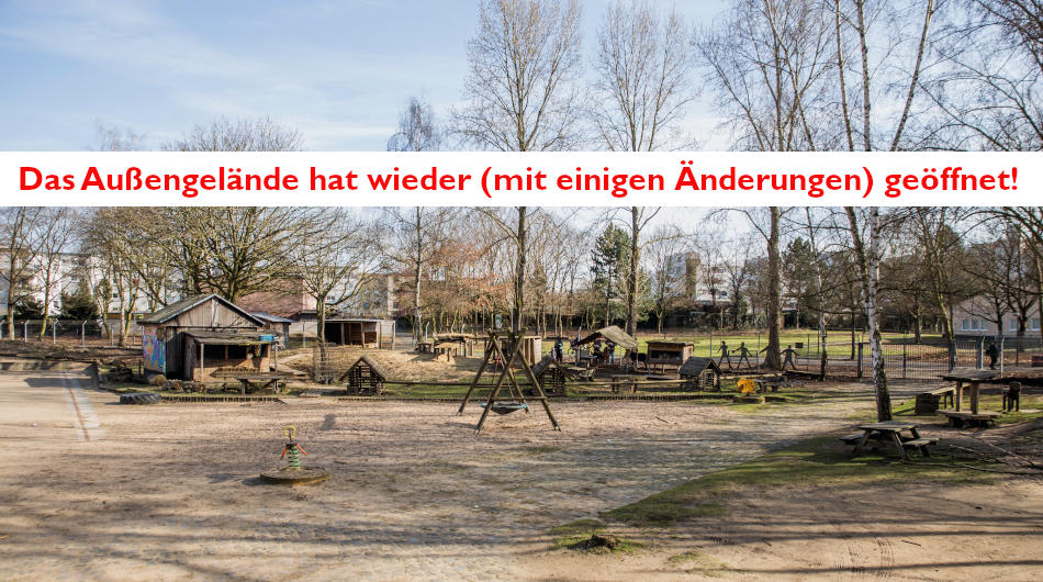 Öffnung Außengelände des Bau- und Abenteuerspielplatzes "Der Bau" Das Außengelände des Bau- und Abenteuerspielplatzes "Der Bau".