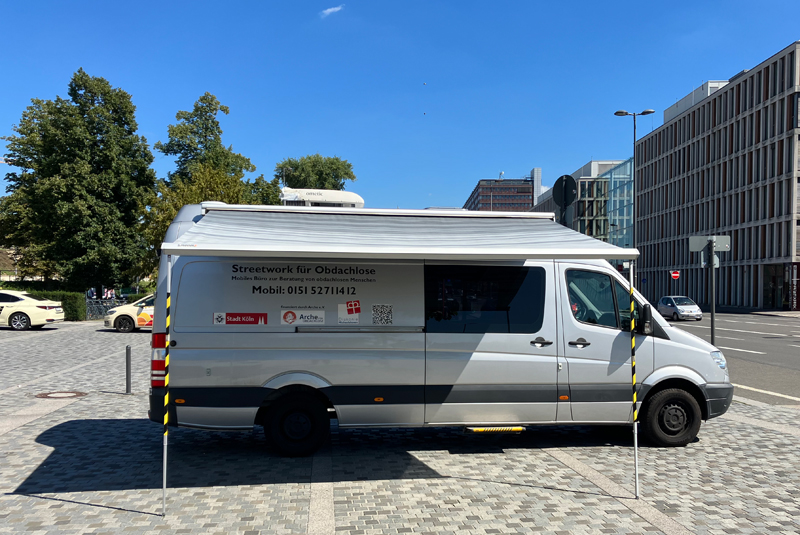 Beratungsbus in Köln-Deutz