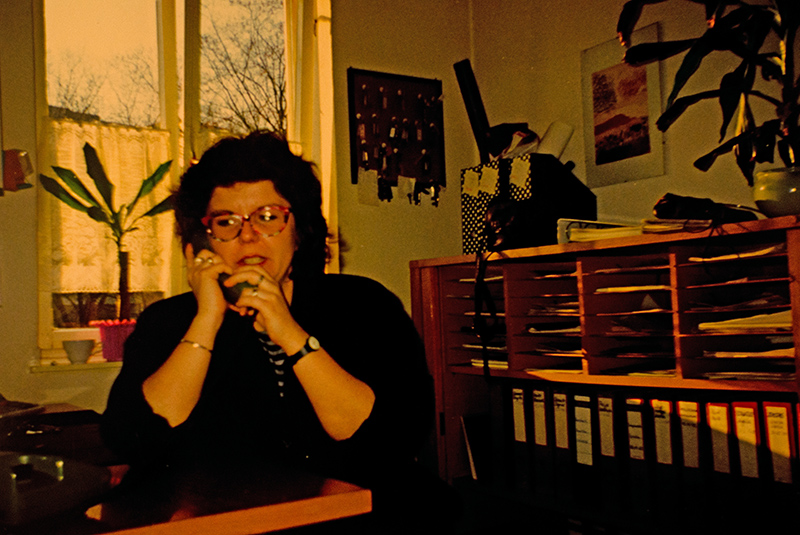 Sylvia Arndt im Elisabeth-Fry-Haus Sylvia Arndt im Elisabeth-Fry-Haus