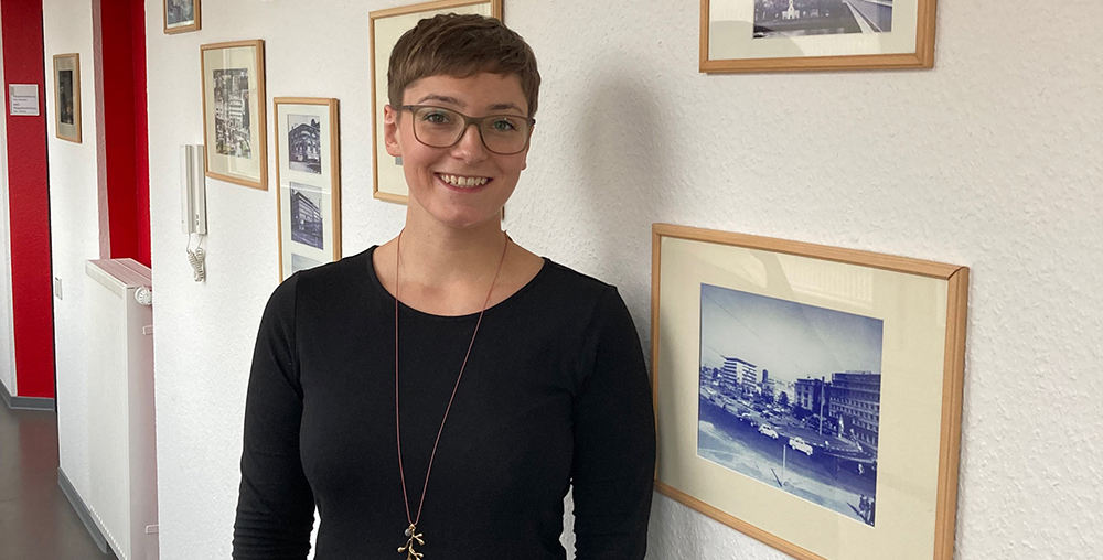 Nathalie Weßels beim Kölner Mülen Netz Nathalie Weßels beim Kölner Mülen Netz