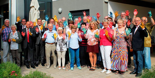 Gruppenbild mit den Helfern der Helfenden Hände Wesseling