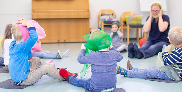 Kinder spielen in der Kita Rondorf