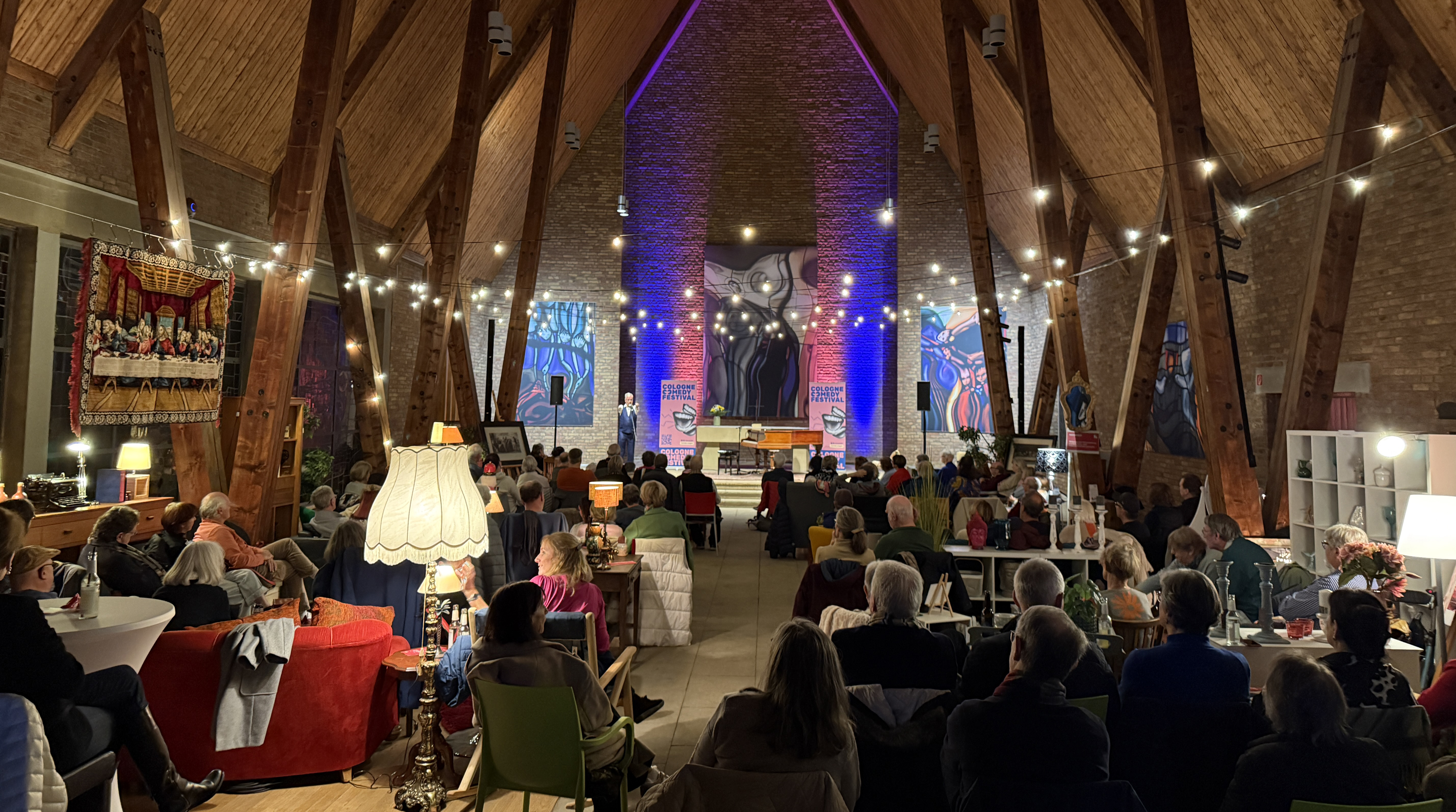 Martin Zingsheim in der Wohnzimmerkirche