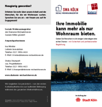 Vorschau: Soziale Wohnraumagentur Köln