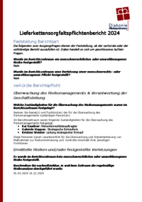 Vorschau: Lieferkettensorgfaltspflichtenbericht 2024